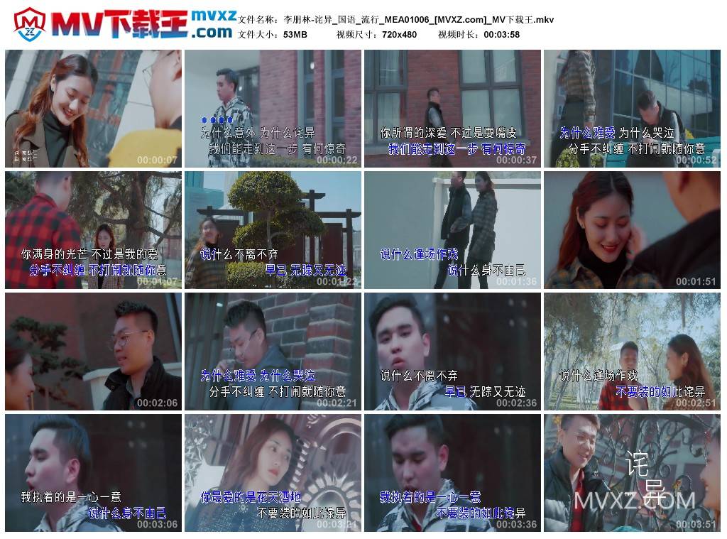 李朋林-诧异_国语_流行_MEA01006